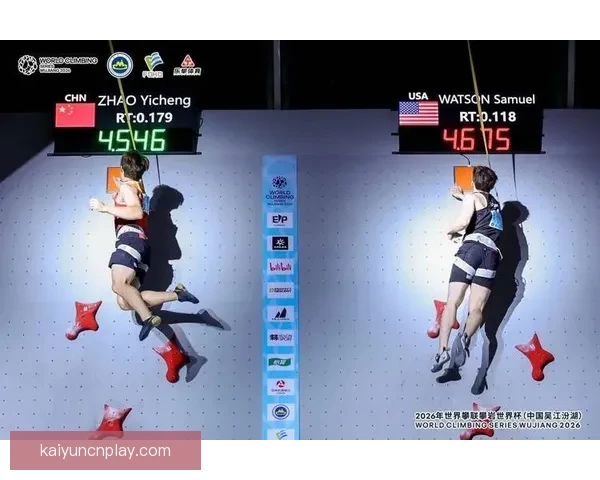 赵一程刷新攀岩世界杯吴江汾湖站纪录 胡隽喆成功晋级半决赛 赵一程刷新攀岩世界杯吴江汾湖站纪录 胡隽喆成功晋级半决赛